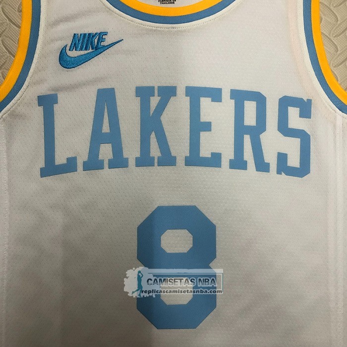 Camiseta Los Angeles Lakers Kobe Bryant NO 8 Classic 2022-23 Blanco